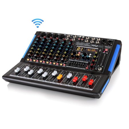 PYLE 8-Channel Bluetooth Studio Mixer PMXU88BT
